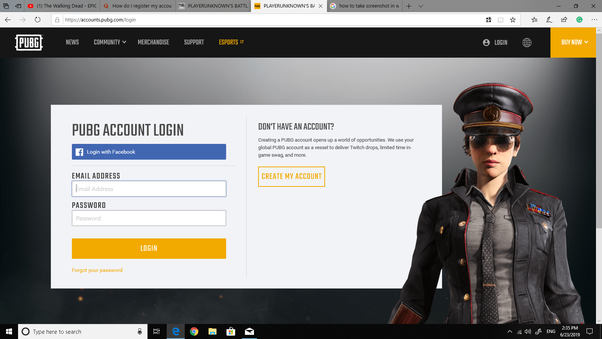 how to make an account on pubg mobile for pc