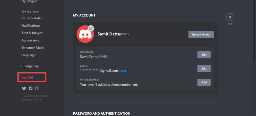 How To Log Out Of Discord On A Pc Or Mac Justechy