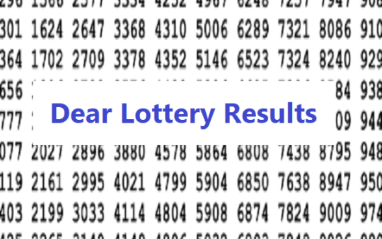 Dear Lottery Result 2021