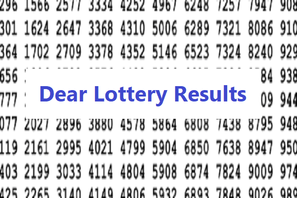 Dear Lottery Result 2021