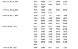 Sthree Sakthi Lottery Result 2021